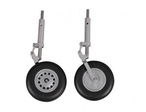 FMS Super Scorpion 90mm EDF Jet Main Landing Gear Strut & Wheel Set